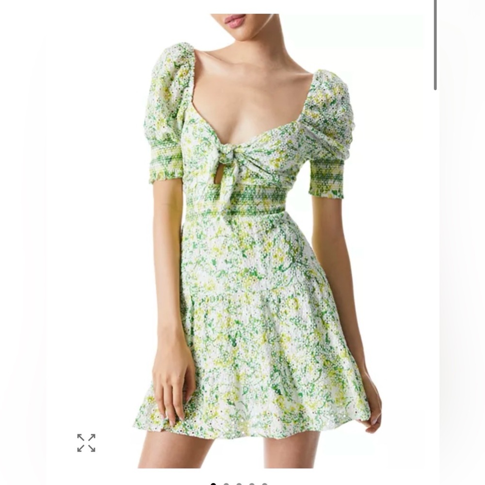Alice + Olivia Alice & Olivia Kristi Puff Sleeve Dress